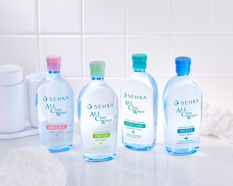 專科超微米卸妝水推出保濕嫩透卸妝水、透亮卸妝水 、 淨荳卸妝水、控油卸妝水、雙層保濕卸妝水各400ml／400元（圖/品牌提供）