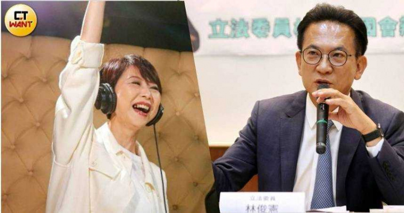 隨著初選時程進入倒數階段，林俊憲與陳亭妃的競爭日益白熱化，綠營市長提名之戰檯面化。（製圖／黃耀徵攝、周志龍攝）