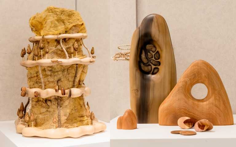 2025臺灣工藝獎 工藝美術組 《嶺會》陳姿亦作品。(圖/業者提供)