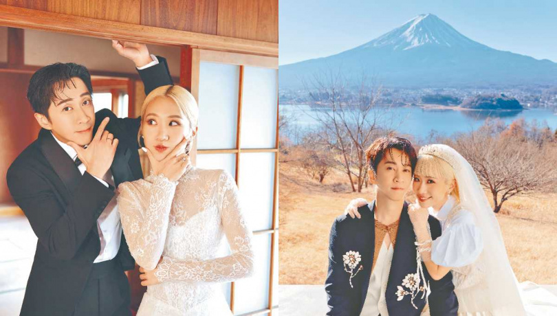 陳漢典與Lulu日前到日本拍攝婚紗照。(圖/報系資料照)