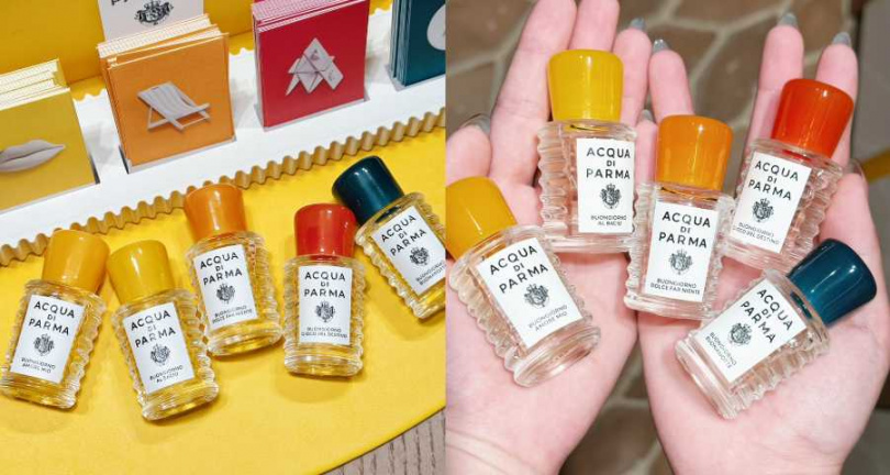 Buongiorno 早安系列袖珍禮盒組 5x10ml/7,500元(圖/廖怡婷 攝)