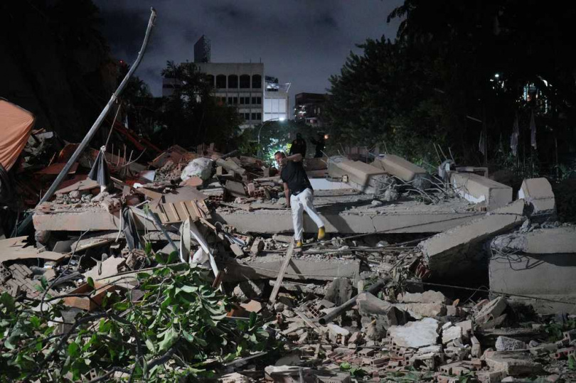 包括首都加拉加斯（Caracas）及其周邊地區在內，多棟建築物倒塌，引發嚴重災情。（圖／達志／美聯社）