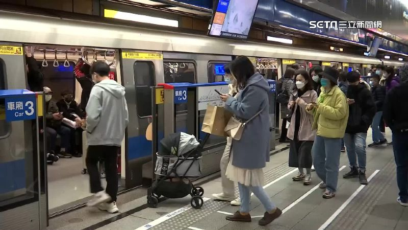 北捷也透露,如果想避開擁擠車廂,其實可以善用工具查詢車廂擁擠程度。(示意圖/三立資料照)