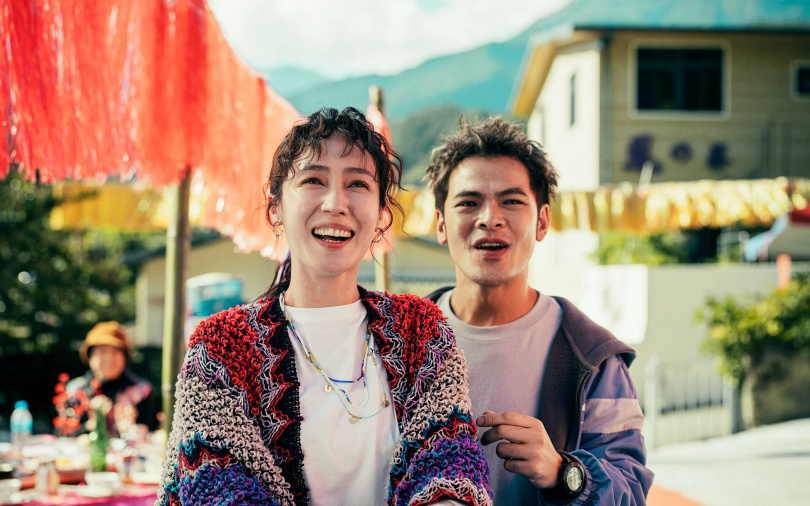 小薰喜感天成演出全新喜劇《怎麼可能我家的祖先是你家的鬼》,還回桃園電影節娘家熱鬧首映。(圖/海鵬提供)