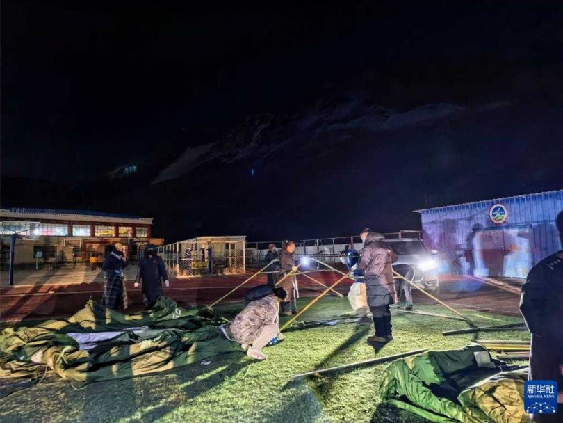 西藏發生規模7.0強震,地震專家郭鎧紋提醒,台灣已連續5個月地震活動偏少,民眾不能因此忽略強震風險。(圖/新華社)