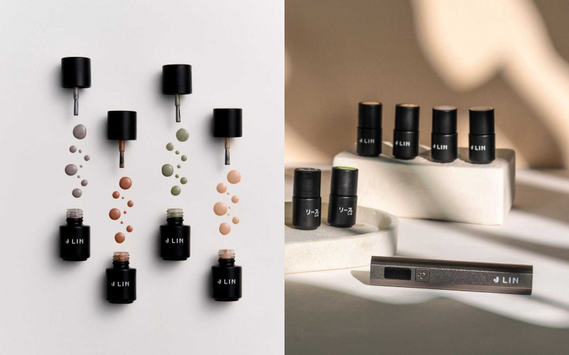 J-LIN光撩凝膠指甲油5ml／329元、美甲凝膠照燈(USB充電)／399元（圖／品牌提供）