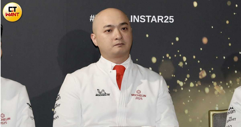 天婦羅餐廳「元一」料理長董士菘。（圖／侯世駿攝）