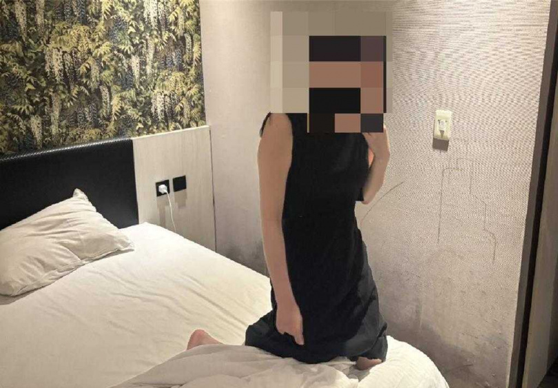 台中市警六分局日前在一處汽車旅館內查獲以觀光名義來台從事性交易現役「AV女優」。（圖／翻攝畫面）