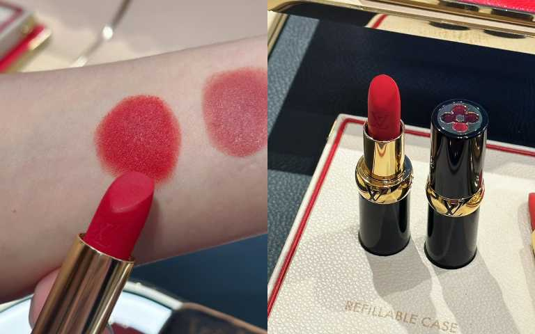 LV Rouge 全系列唇膏／5,000元、補充芯／2,100元（圖／廖怡婷 攝）