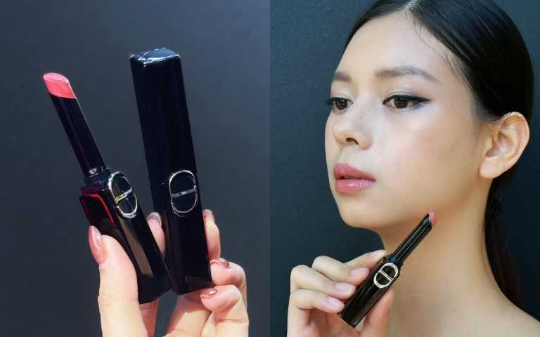 迪奧 巨星持色唇膏 #120經典玫瑰 3.5g／1,600元（圖／廖怡婷 攝）