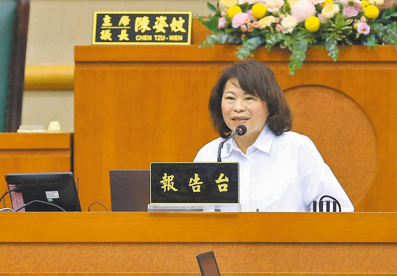 黃敏惠在藍白合後,大力相挺張啓楷。(圖/報系資料照)