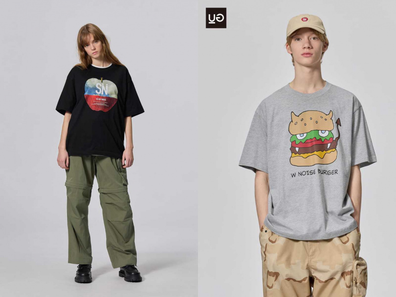 印花T恤(5分袖) 男女適穿／590元。（圖／品牌提供）