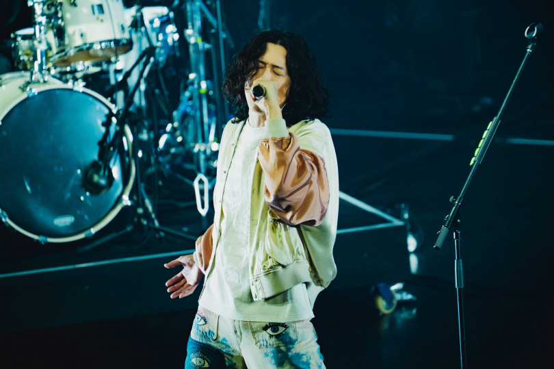 木谷竜也以動畫《BLEACH 千年血戰篇》的片頭曲〈Scar〉炒熱現場氣氛。(圖/好玩專賣店提供)