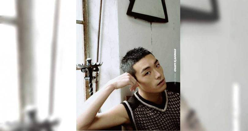 牧森登上香港Men’s uno封面。（圖／周子娛樂提供）