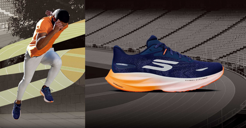 SKECHERS AERO SPARK 專業跑鞋 男款 5,890元(圖/品牌提供)