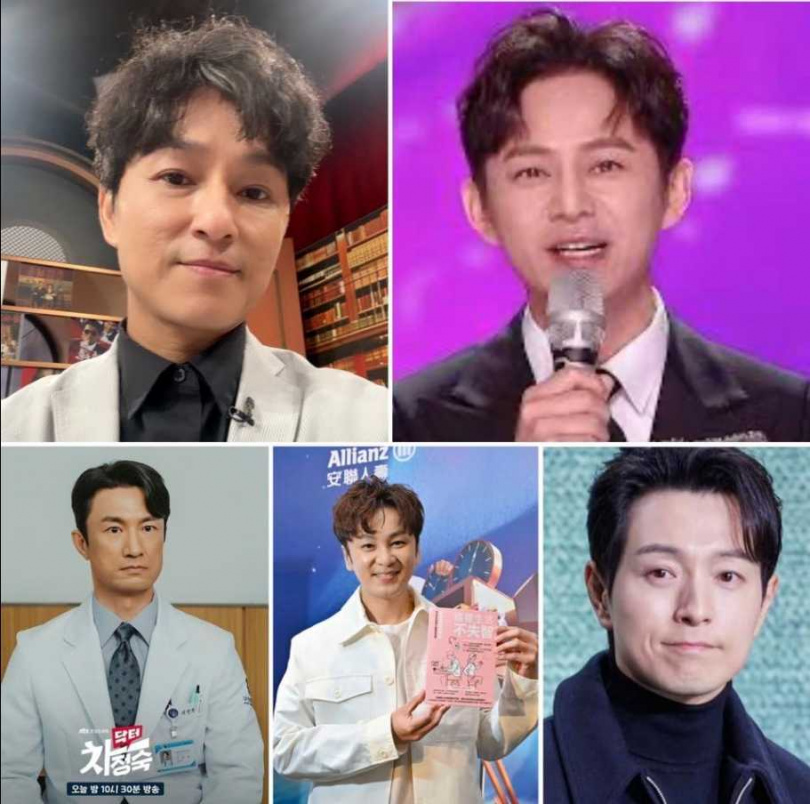 狄志為（左上）被說撞臉不少男星。（圖／翻攝自狄志為臉書）