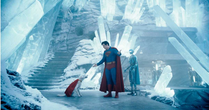 「超狗」氪普托在《超人》表現太可愛，助美國狗狗領養率飆升500%。（圖／華納兄弟提供）