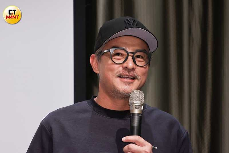 李銘順拍《NO GOOD！歐吉桑》大讚許效舜算命很準。（圖／楊澍攝）