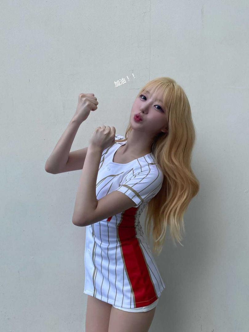 味全龍啦啦隊韓籍成員權喜原。（圖／翻攝IG／hee._.tty）