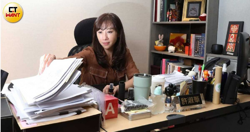 台北市議員許淑華(圖)認為在野黨一再杯葛國防特別條例會讓國際盟友失去信任。(圖/CTWANT攝影組)