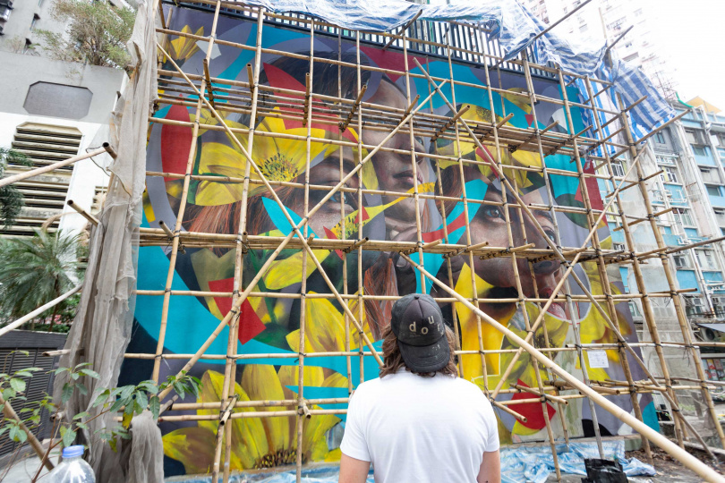 HKWALLS街頭藝術節期望透過壁畫、社區工作坊等創作與活動，為香港的社區帶來新生。（圖／HKWALLS提供）