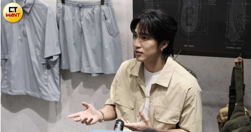 婁峻碩在新歌MV有床戲，但老婆焦凡凡完全不介意。（圖／侯世駿攝）