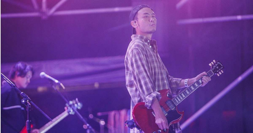 滅火器壓軸登場，楊大正溫柔向觀眾告白。（圖／台東縣政府提供）