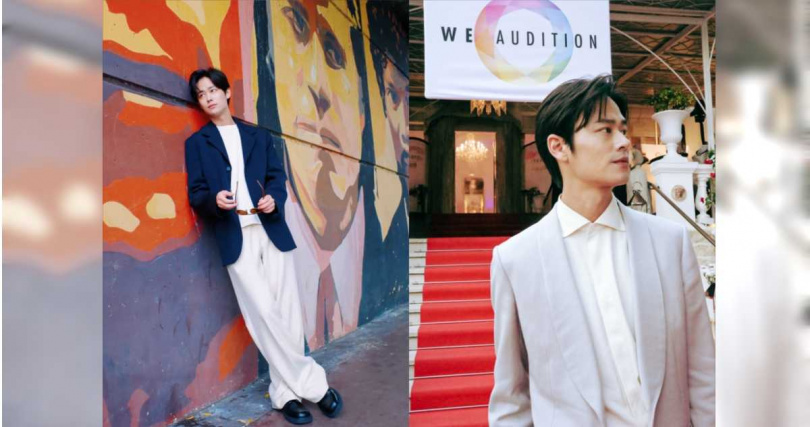 夏騰宏去到坎城影展，每天勤跑影展各種活動。（圖／一束光影藝提供）