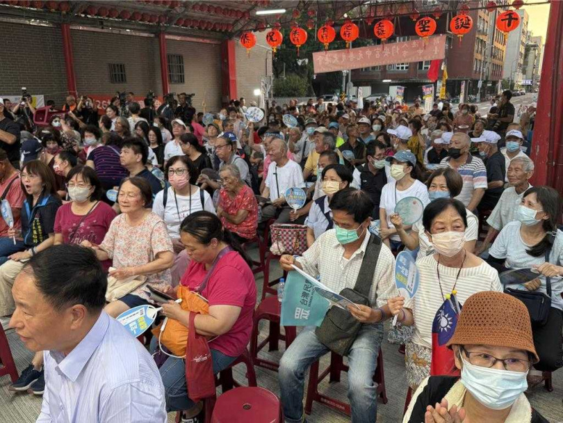 立委羅廷瑋23日晚間在台中西區舉辦市政說明會，台中市長盧秀燕也將與會。（圖／中國時報寶智華攝）