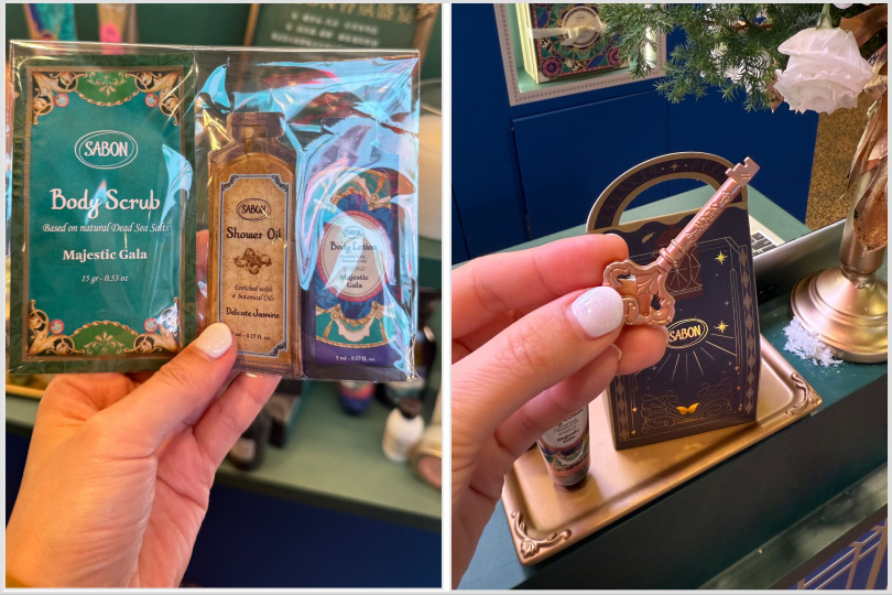 只要來打卡上傳即可獲得「夜宴香氛禮」,不限金額消費再送「磨砂膏開瓶器」(圖/黃筱婷攝影)