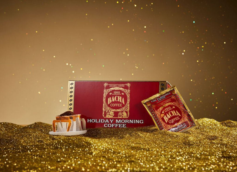 Bacha Coffee 假日早晨掛耳咖啡袋禮盒 25入/1,700元。(圖/品牌提供)