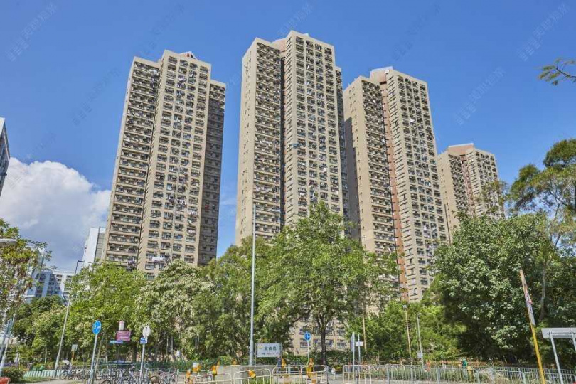 宏福苑災前外觀。（圖／翻攝自臉書社團／宏福苑大維修苦主聯盟）