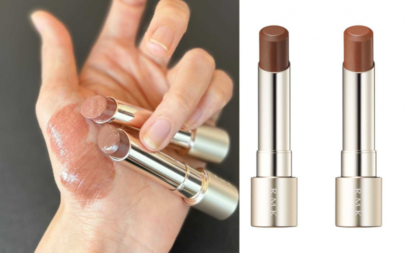 RMK霧光柔潤口紅#13、#EX-05／1,400元（圖／品牌提供、吳雅鈴攝）