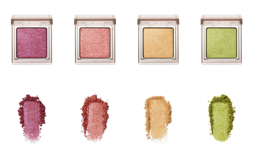 RMK無拘單色眼影#EX-05、#EX06、#EX-07、#EX-08／各1,000元（圖／品牌提供）