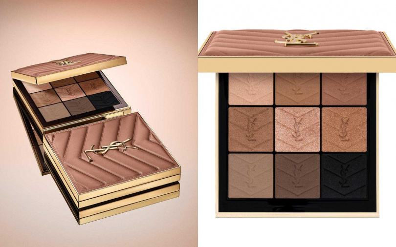 YSL時尚9色眼影盤#裸色時分／4,150元（圖／品牌提供）