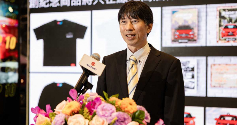 TAIWAN SUZUKI金鈴汽車長谷川靖董事長（圖／SUZUKI提供）。