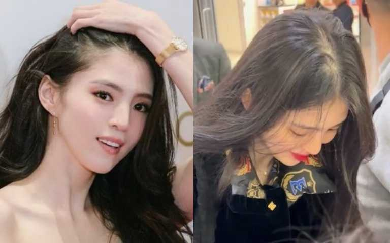 韓韶禧不但髮際線出事，頭頂也稀疏，但明明她還好年輕！（圖／翻攝自網路、侯佩岑微博）