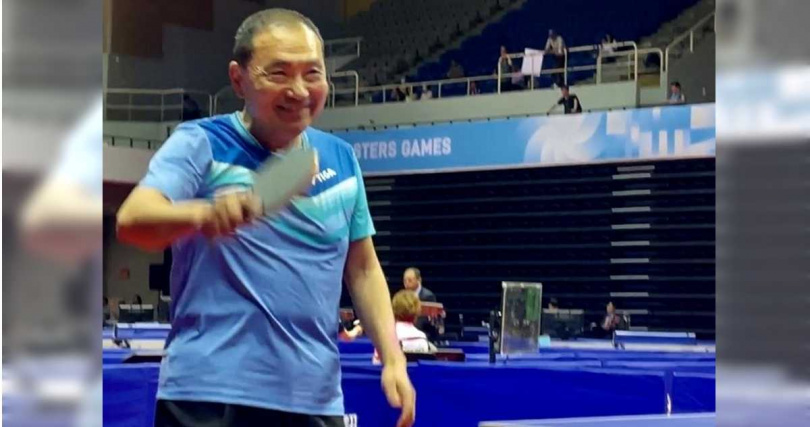 市長侯友宜表示最終雖敗猶榮「志在參加」。（圖／中國時報記者李育嫺攝）