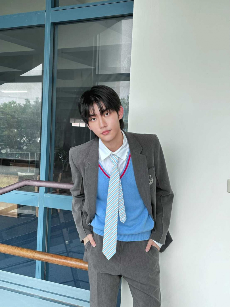 陳加樂長相神似韓國男團NCT成員金道英。(圖/寬想娛樂提供)