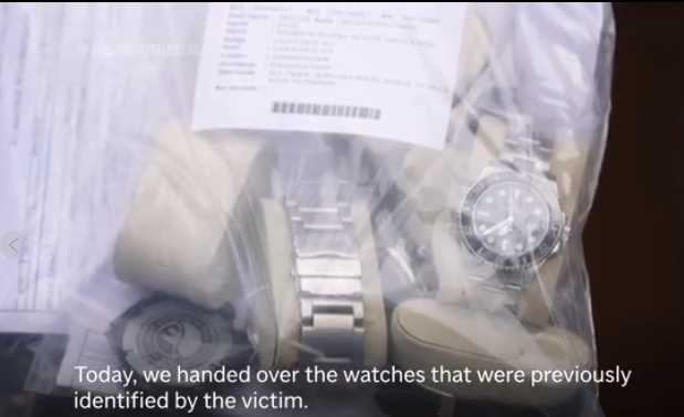 智利警方在破獲住宅竊盜集團過程中意外查獲基努李維失竊名錶，FBI已接手並安排返還作業，凸顯跨國犯罪鏈條。（圖／翻攝自美聯社網頁）