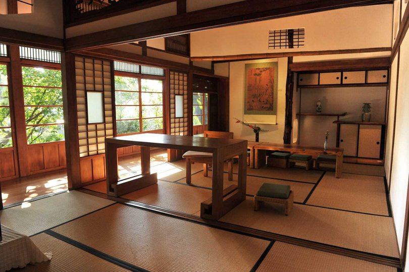 北投文物館的日式茶空間。(圖/吳德亮攝)