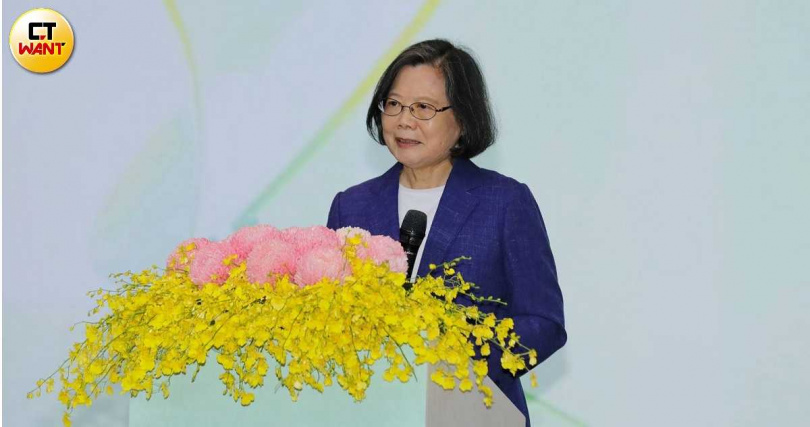 前總統蔡英文（圖）主導的想想論壇對光電發展頗有著墨。（圖／周志龍攝）