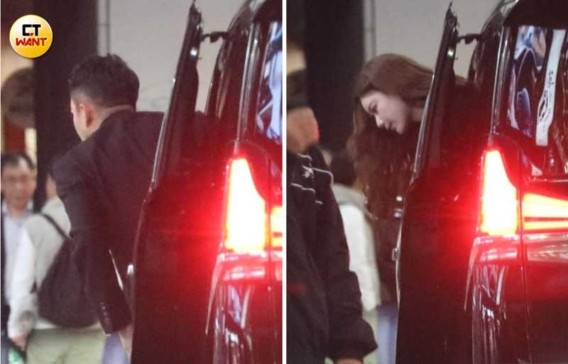 汪小菲與馬筱梅離開首映會前往附近的餐酒館與李進良碰頭。（圖／本刊攝影組）