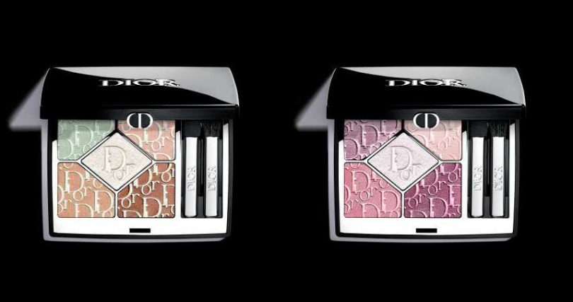 迪奧經典五色眼影限量版7g#645、#865 / 2,850元。(圖/品牌提供)