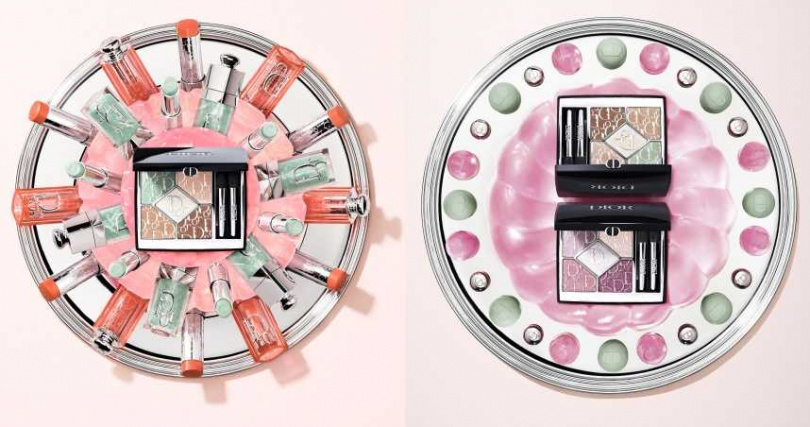 迪奧經典五色眼影限量版7g#645、#865 / 2,850元。(圖/品牌提供)