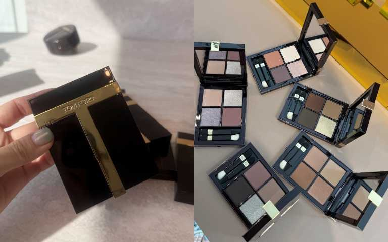 TOM FORD高級訂製四格眼影盤9色 / 3,750元。(圖/黃筱婷攝)