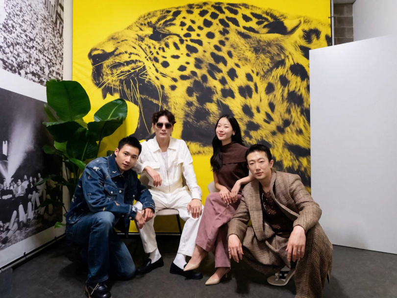 黃冠智(左起)、Dominick Rustam、林詩安、張懷秋演出《明月共此時》入圍第79屆盧卡諾影展主競賽單元。(圖/日映影像提供)