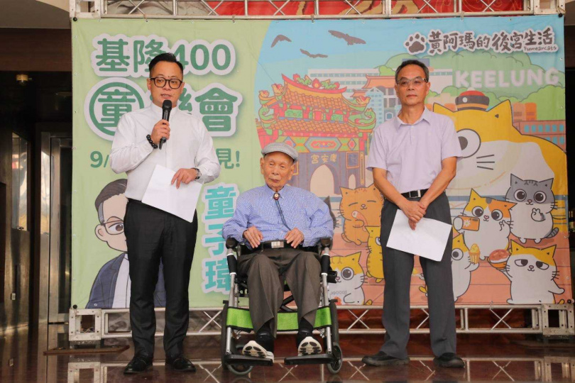 基隆15公尺巨貓入港，童子瑋：歡慶基隆400年。（圖片提供／慶安宮）