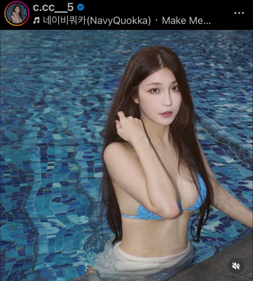 陳奕女友紀曦晨在IG有13萬粉絲。（圖／翻攝紀曦晨IG）