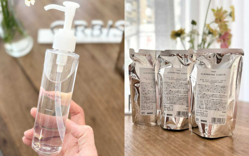 ORBIS推出for母檔4月限定的75折價澄淨卸妝超值組，單瓶搭3包補充包現省550元，想買趁現在最划算。（圖／吳雅鈴攝）